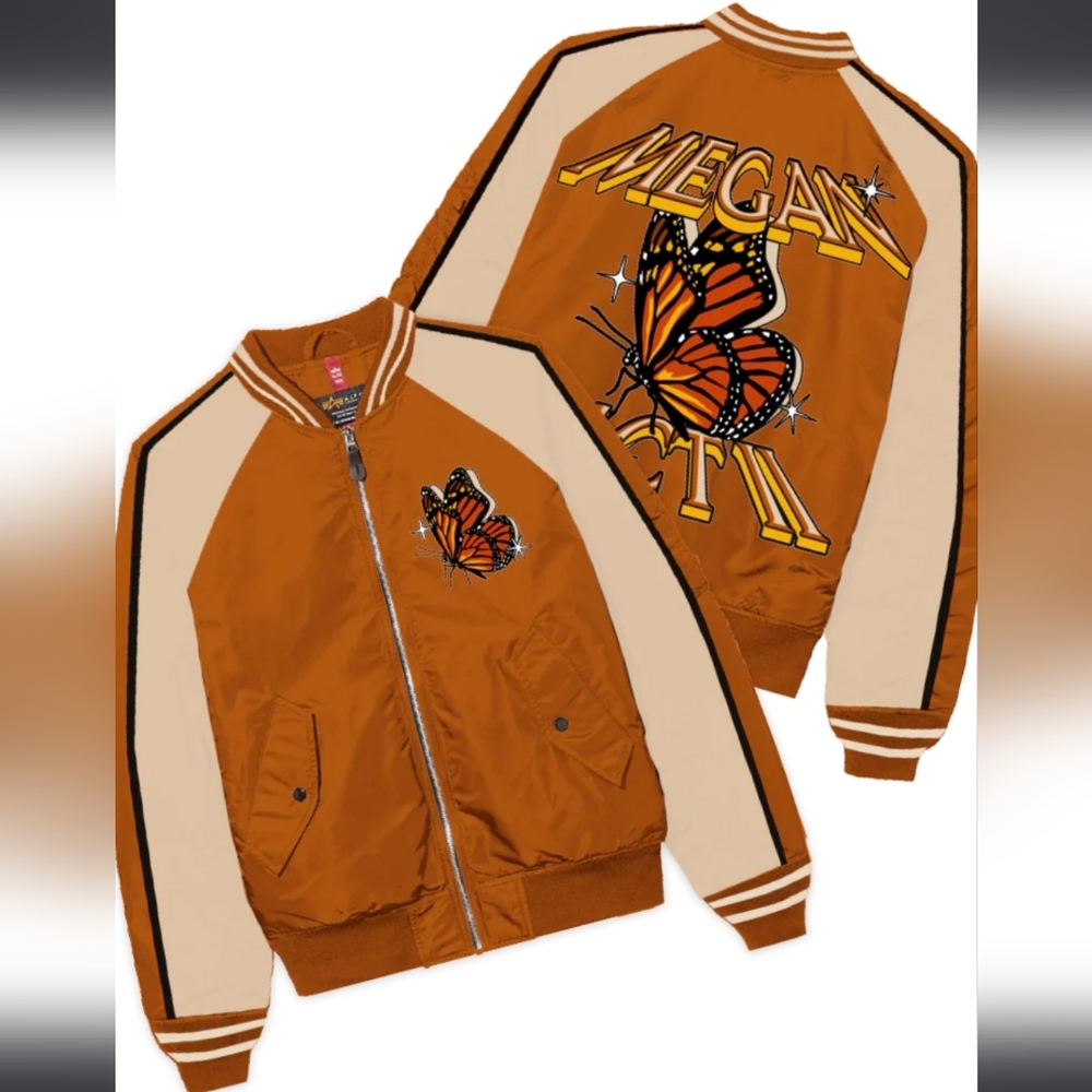 MEGAN ACT II MONARCH SILK BOMBER - Megan Thee Stallion